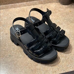 Rubber Sandals Black